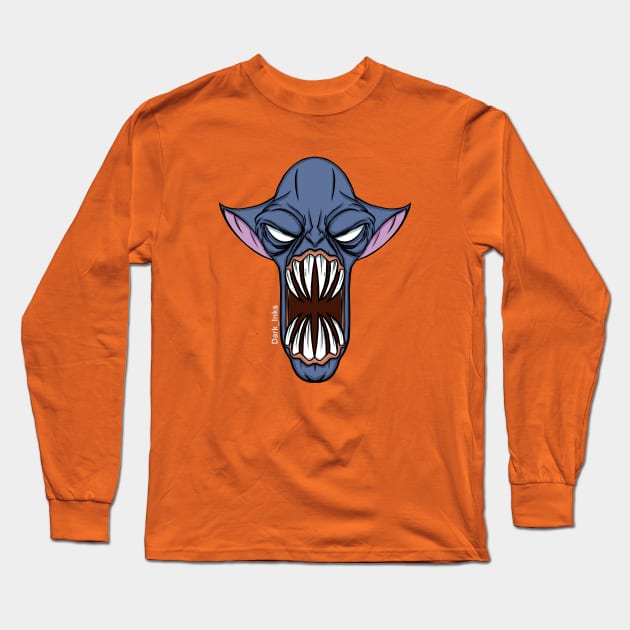 Leech Demon Long Sleeve T-Shirt by Dark_Inks